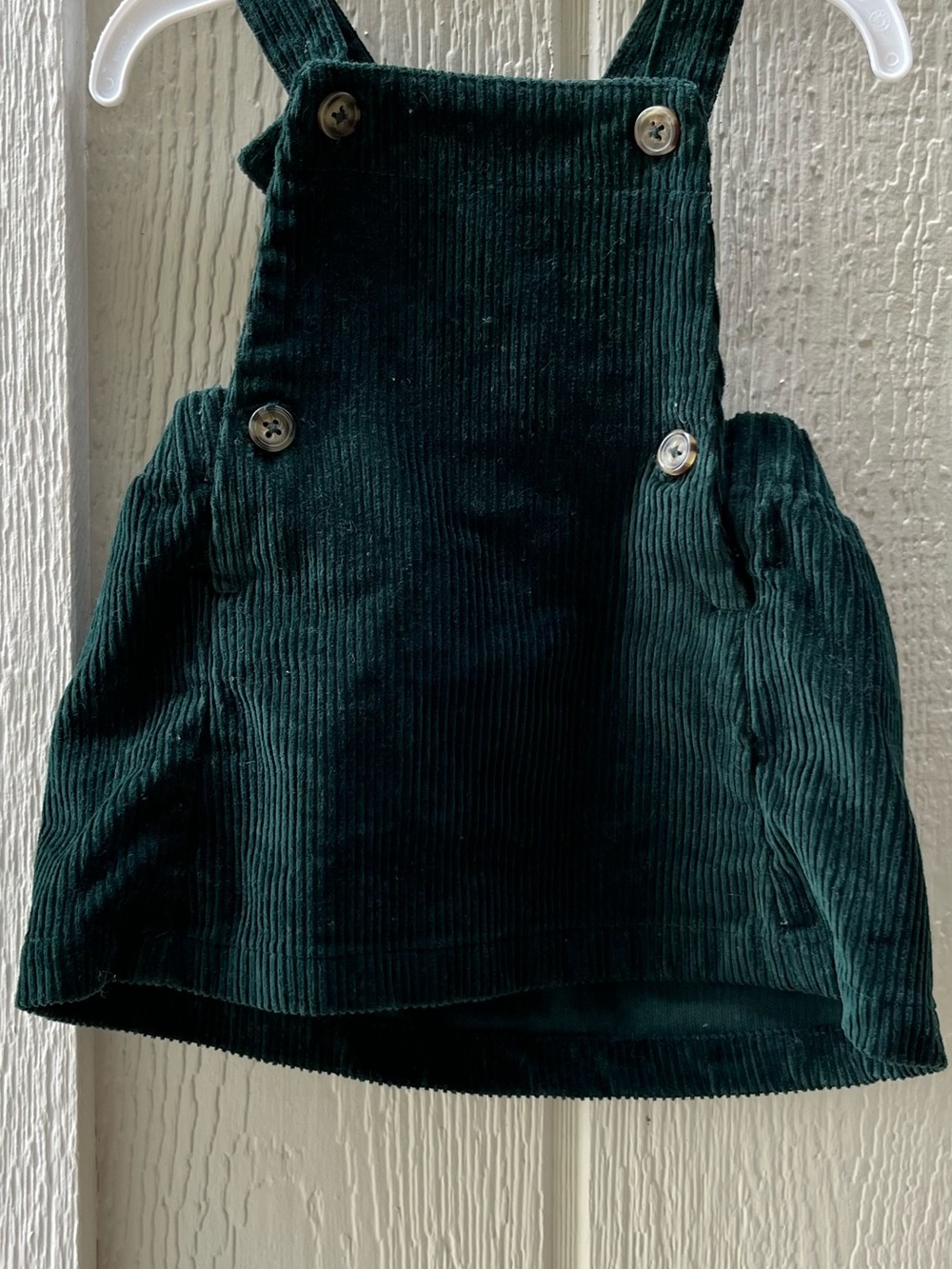 Carter's Deep Green Corduroy Pinafore Skirt